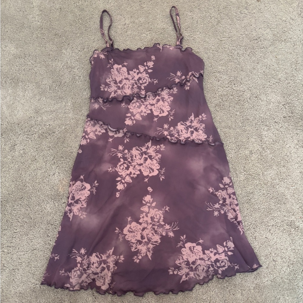 Cider Lavender Floral Dress